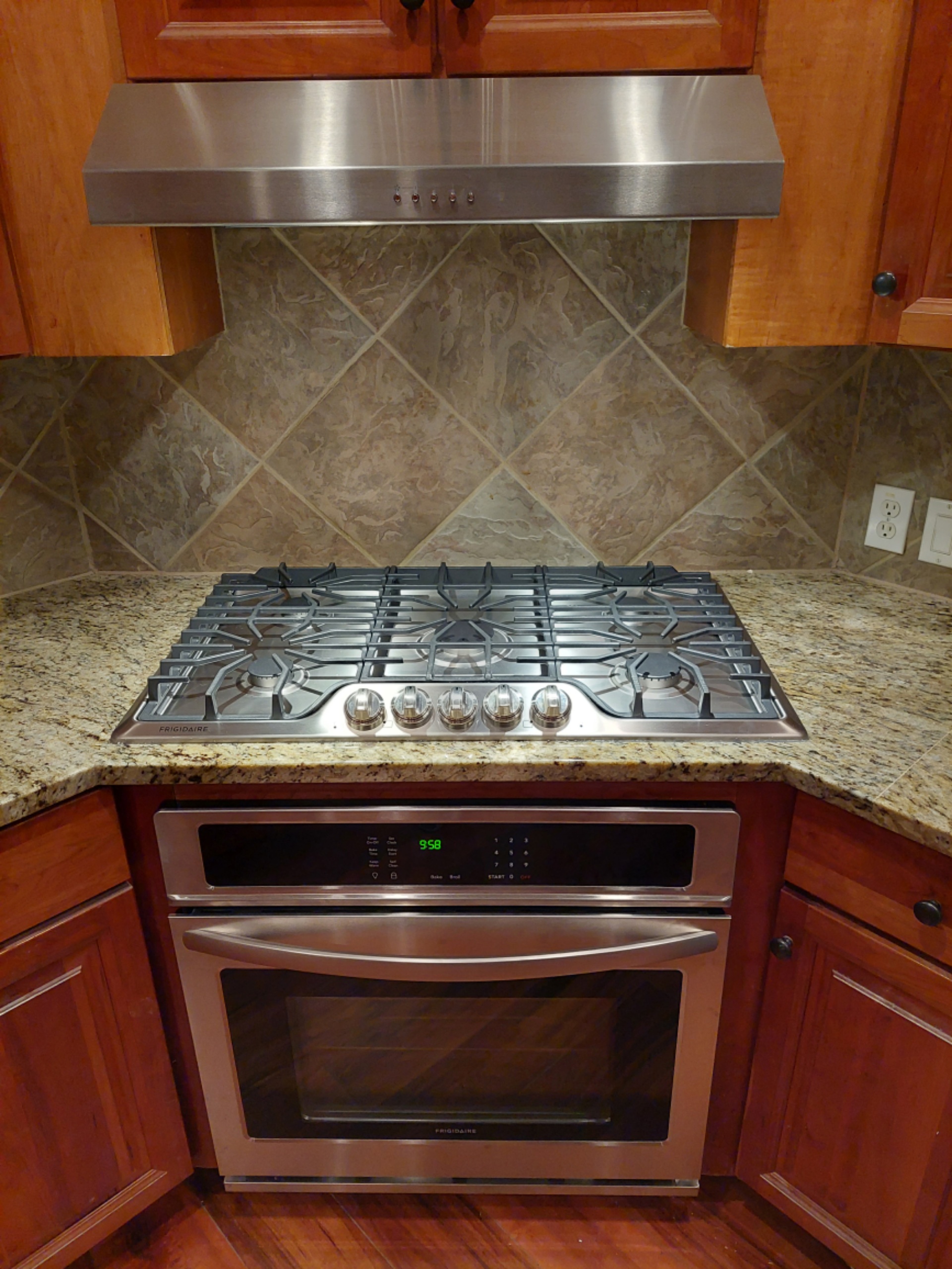 Bastrop Handyman - After - wall oven and cooktop install